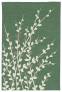 Judy Ross Hand-Knotted Custom Wool Spray Rug moss/ivory/silver