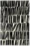 Judy Ross Hand-Knotted Custom Wool Static Rug cream/black