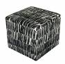 Judy Ross Textiles Hand-made Static Cube Furniture cream/black