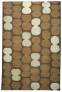 Judy Ross Hand-Knotted Custom Wool Tabla Rug fig/clove/cream silk