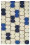 Judy Ross Hand-Knotted Custom Wool Tabla Rug oyster/parchment/marine/midnight