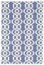 Judy Ross Hand-Knotted Custom Wool Trellis Rug cornflower/cream