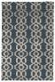 Judy Ross Hand-Knotted Custom Wool Trellis Rug slate/smoke silk