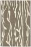 Judy Ross Hand-Knotted Custom Wool Vines Rug pewter/cream