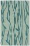 Judy Ross Hand-Knotted Custom Wool Vines Rug seabreeze/seafoam