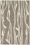 Judy Ross Hand-Knotted Custom Wool Vines Rug smoke/cream