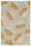 Judy Ross Hand-Knotted Custom Wool Bouquet Rug parchment/melon/parchment silk