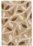 Judy Ross Hand-Knotted Custom Wool Branches Rug oyster/oyster/russet/cream/gold silk