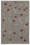 Judy Ross Hand-Knotted Custom Wool Calendar Rug silver/silver silk/mulberry silk