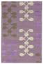 Judy Ross Hand-Knotted Custom Wool Celine Rug mauve/stone/parchment silk/lilac silk