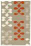 Judy Ross Hand-Knotted Custom Wool Celine Rug oyster/cream/coral/oyster silk