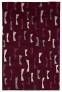 Judy Ross Hand-Knotted Custom Wool Confetti Rug burgundy/smoke silk/burgundy silk/dark fig silk
