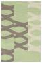 Judy Ross Hand-Knotted Custom Wool DNA Rug celery/smoke/parchment