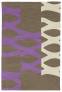 Judy Ross Hand-Knotted Custom Wool DNA Rug stone/lilac/parchment