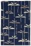 Judy Ross Hand-Knotted Custom Wool Dragonfly Rug midnight/parchment/smoke silk
