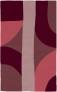 Judy Ross Hand-Knotted Custom Wool Eclipse Rug salmon/rose/mulberry/burgundy