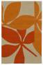 Judy Ross Hand-Knotted Custom Wool Fauna Rug blonde/melon/coral