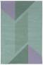 Judy Ross Hand-Knotted Custom Wool Hollywood Rug sage/spearmint/mint/lilac