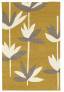 Judy Ross Hand-Knotted Custom Wool Palm Rug curry/ivory/pewter