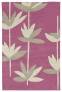 Judy Ross Hand-Knotted Custom Wool Palm Rug hibiscus/parchment/putty