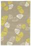Judy Ross Hand-Knotted Custom Wool Shells Rug oyster/cream/oyster silk/yellow