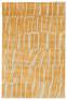 Judy Ross Hand-Knotted Custom Wool Static Rug parchment/cantaloupe silk
