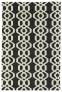 Judy Ross Hand-Knotted Custom Wool Trellis Rug black/parchment