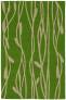 Judy Ross Hand-Knotted Custom Wool Vines Rug asparagus/sand